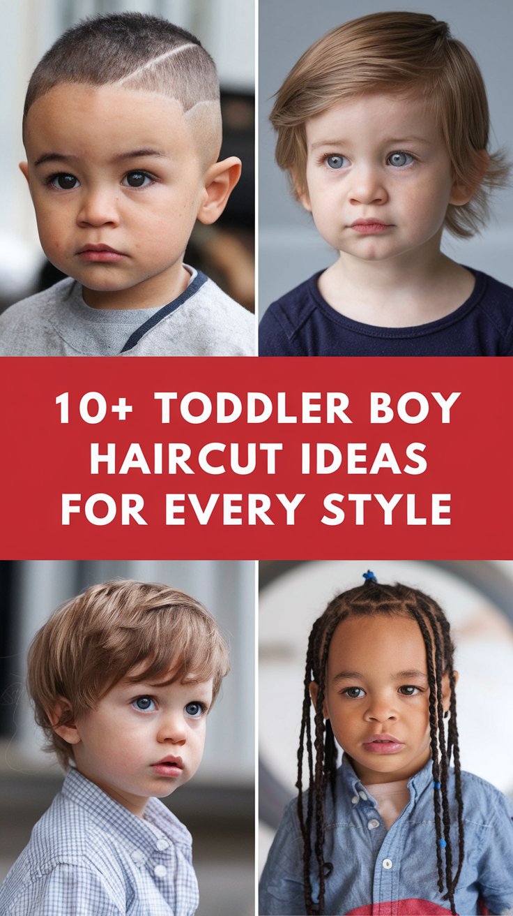 10+ Toddler Boy Haircut Ideas for Every Style