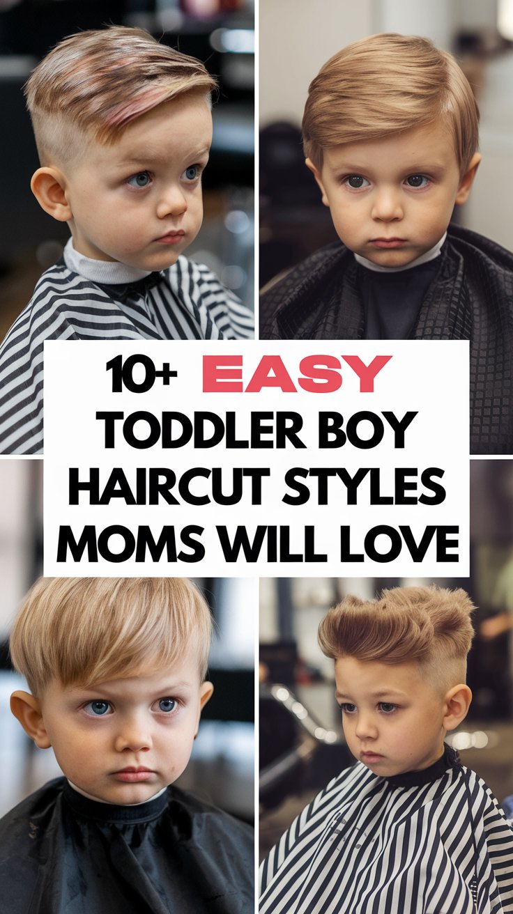 10+ Easy Toddler Boy Haircut Styles Moms Will Love